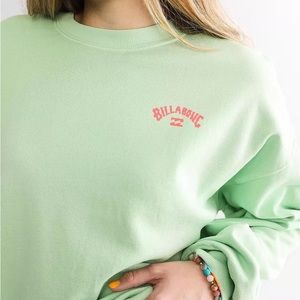 Ride In oversized Billabong womens crewneck sweatshirt